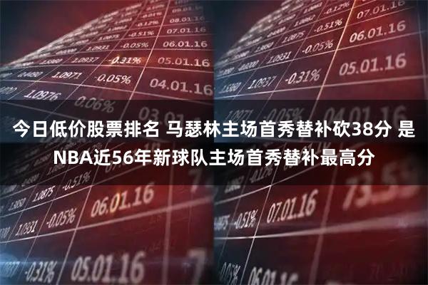 今日低价股票排名 马瑟林主场首秀替补砍38分 是NBA近56年新球队主场首秀替补最高分
