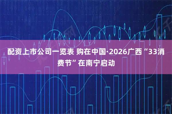 配资上市公司一览表 购在中国·2026广西“33消费节”在南宁启动